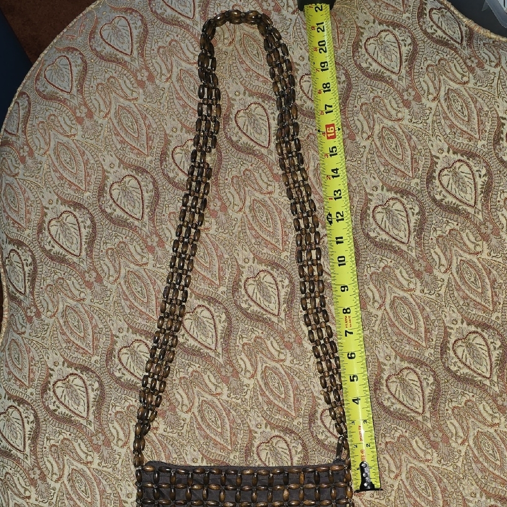 70s Vintage Brown and Tan Women's Shoulder Bags Duo Boho Hippie - Picture 16 of 16